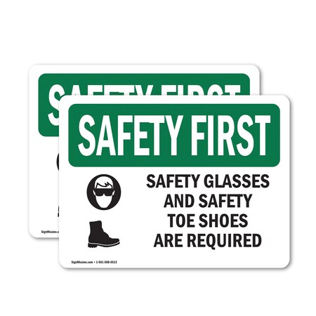 Signmission 18 in Height, 24 in Width, Vinyl Decal, Rectangle OS-2PACK-SF-D-1824-L-10914